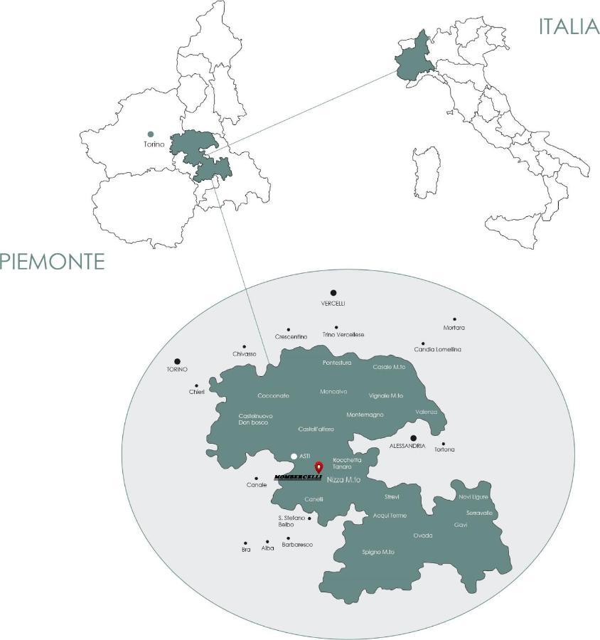 Oasi Del Monferrato - Appartamento Rosso Mombercelli Eksteriør billede